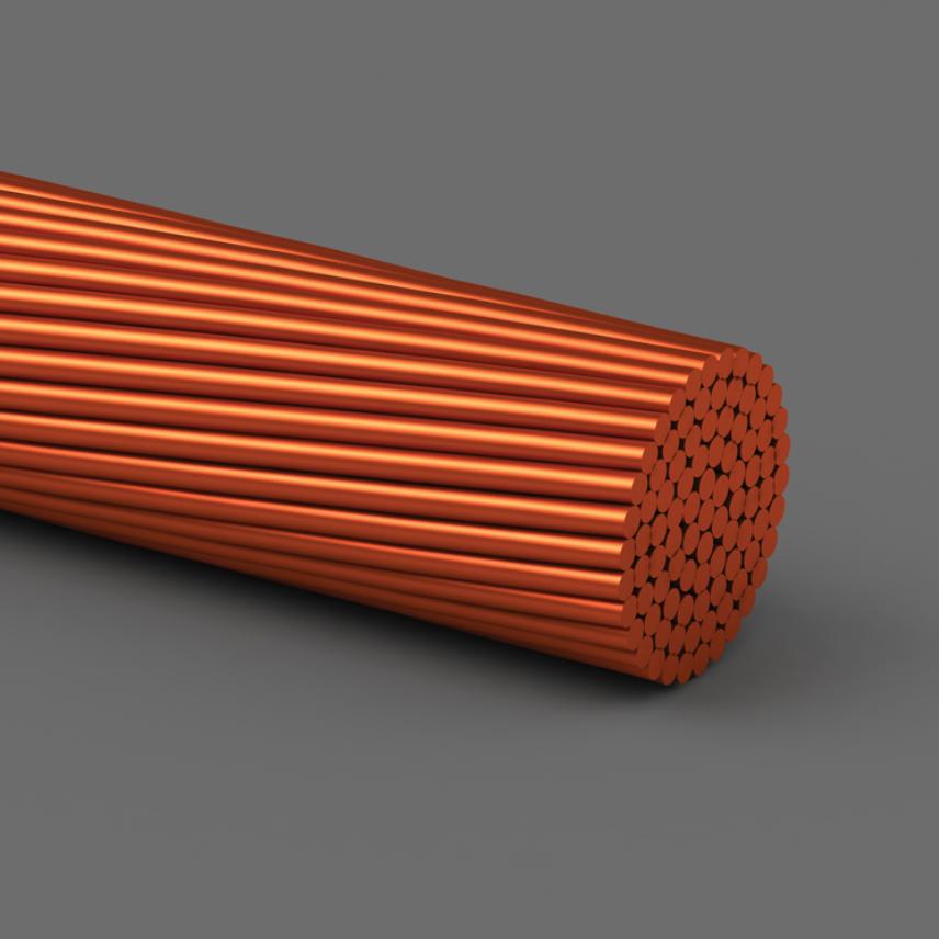Cables de cobre blando